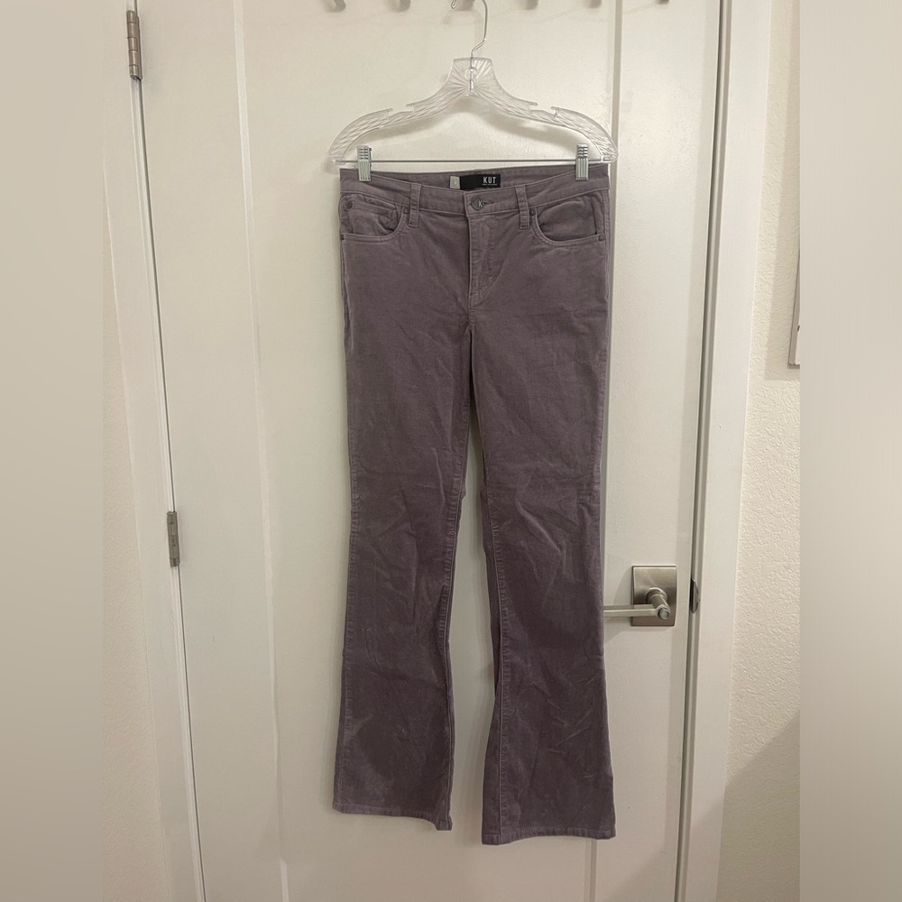 Kut from the Kloth Lavender Corduroy‎ Pants Preppy Business Spring Academic